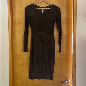 Raquel Allegra long sleeve midi dress